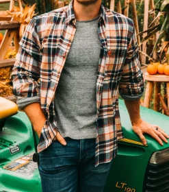Kiel James Patrick Acorn Harvest Flannel Shirt - Men'S^Men Shirts