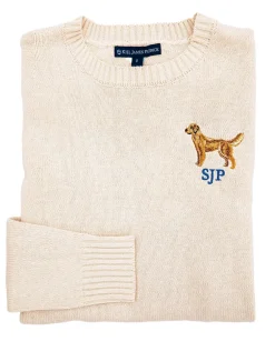Kiel James Patrick American Retriever Monogram Sweater (Women'S)^Women Monogrammed Apparel