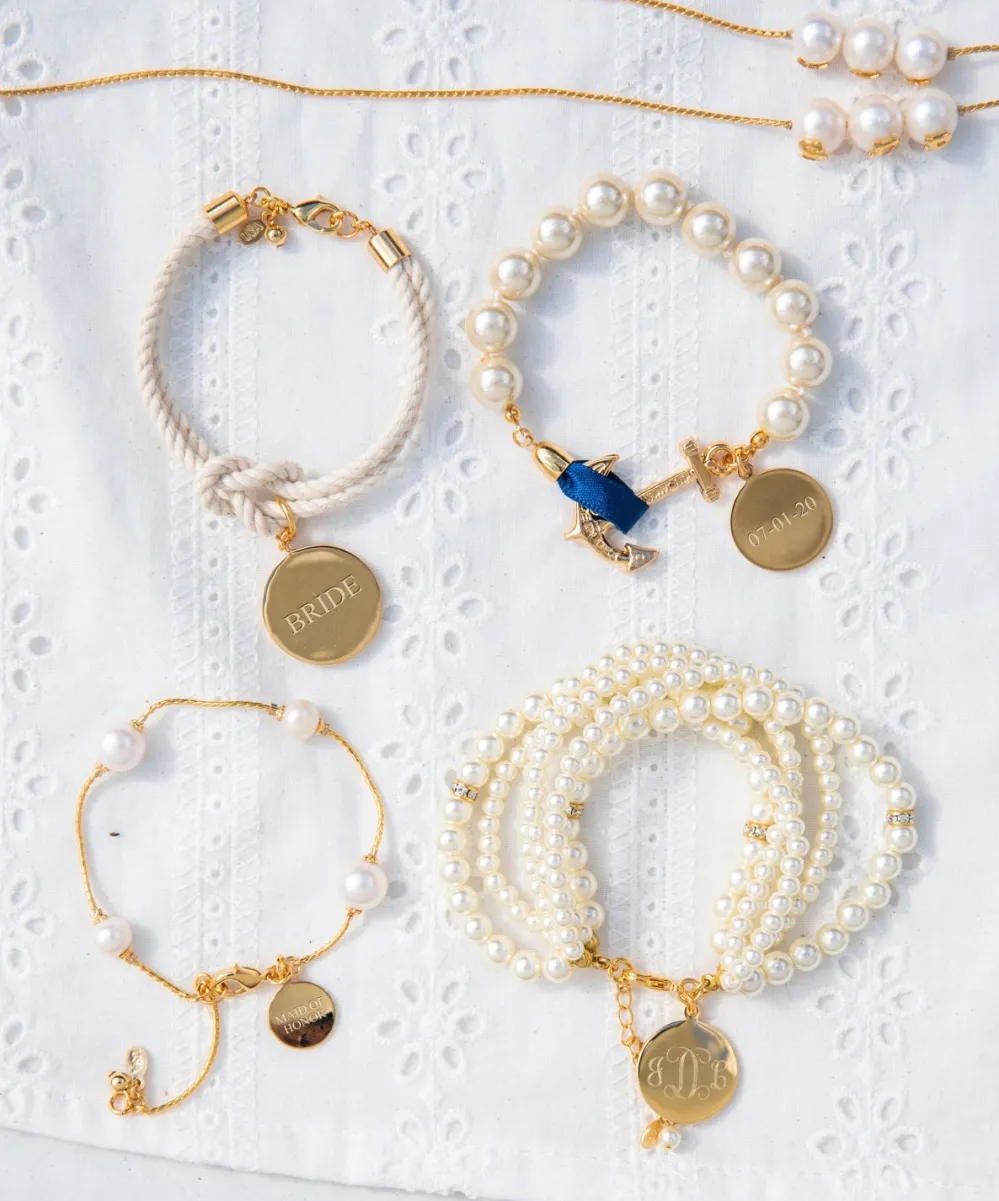 Kiel James Patrick Anchor Atlantic Monogram Wedding Bracelet^ Wedding Gifts For Her