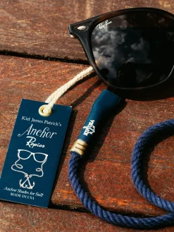 Kiel James Patrick Anchor Ropies Navy^ Sunglasses