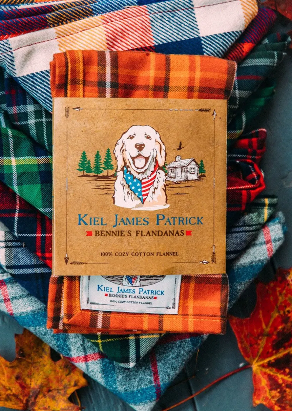 Kiel James Patrick Apple Cider Flandana^ Adventure Bandanas