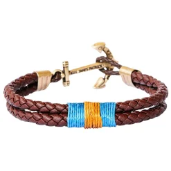 Kiel James Patrick Barnwood Crisp^ Leather Bracelets