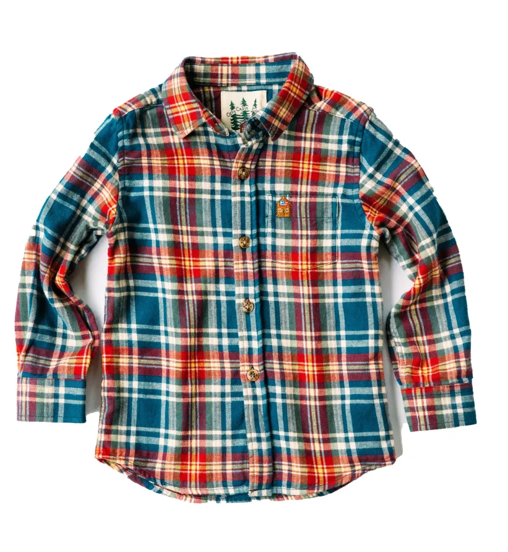 Kiel James Patrick Blue Ridge Mountain Kids Flannel Shirt^Kids Shirts