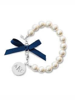 Kiel James Patrick Classy Girls Wear Pearls Monogram Bracelet^ Monogrammed Jewelry