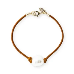 Kiel James Patrick Dream Weaver Pearl Knot^ Leather Bracelets