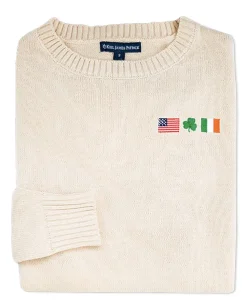 Kiel James Patrick Embroidered Irish American Sweater (Men'S)^Men Sweaters