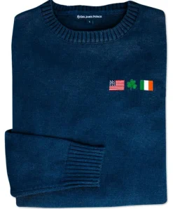 Kiel James Patrick Embroidered Irish American Sweater (Men'S)^Men Sweaters