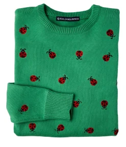 Kiel James Patrick Garden Ladybug Sweater^Women Sweaters