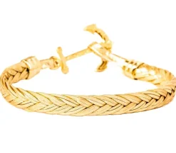 Kiel James Patrick Golden Birch^ Leather Bracelets