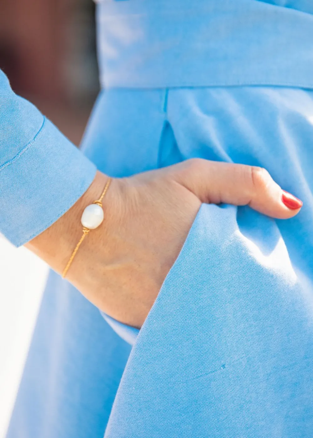 Kiel James Patrick Golden Tide Pearl Knot Bracelet^ Bracelets And Bangles