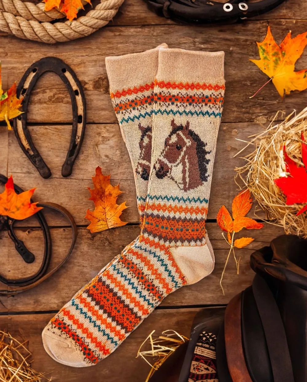 Kiel James Patrick Heritage Horse Socks^ Socks