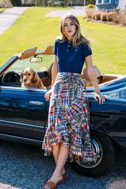 Kiel James Patrick Jacqueline Patchwork Madras Skirt^Women Skirts