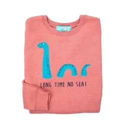 Kiel James Patrick Long Time No Sea Kids Crewneck- Mauve^Kids Sweatshirts