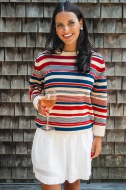 Kiel James Patrick Monhegan Striped Sweater^Women Sweaters