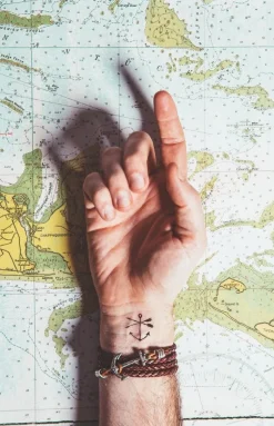 Kiel James Patrick Ocean Aged Whiskey^ Leather Bracelets