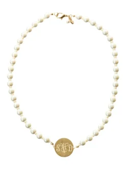 Kiel James Patrick Pearl Monogram Necklace^ Monogrammed Jewelry
