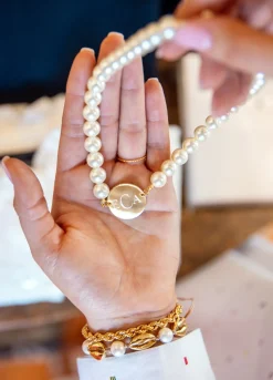 Kiel James Patrick Pearl Monogram Necklace^ Necklaces