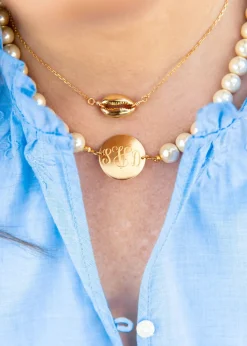 Kiel James Patrick Pearl Monogram Necklace^ Necklaces