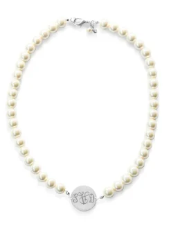 Kiel James Patrick Pearl Monogram Necklace^ Necklaces