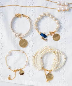 Kiel James Patrick Pearl Monogram Wedding Bracelet^ Wedding Gifts For Her