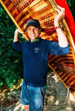 Kiel James Patrick Squam Lake Canoe Monogram Sweater (Men'S)^Men Sweaters