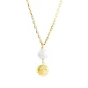 Kiel James Patrick Sunflower Pearl Drop Necklace^ Necklaces