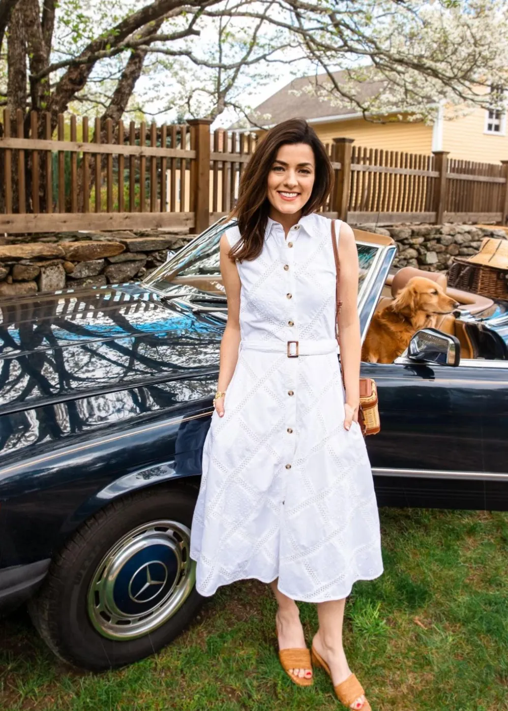 Kiel James Patrick The Audrey Eyelet Shirtdress^Women Dresses