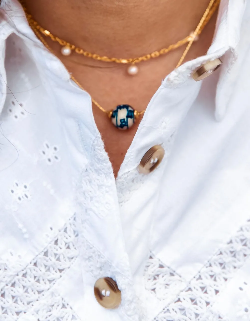 Kiel James Patrick The Audrey Eyelet Shirtdress^Women Dresses