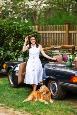 Kiel James Patrick The Audrey Eyelet Shirtdress^Women Dresses