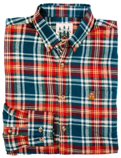Kiel James Patrick The Blue Ridge Mountain Flannel Shirt - Men'S^Men Shirts