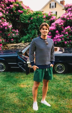 Kiel James Patrick The Coastal Cord Short- Green^Men Shorts