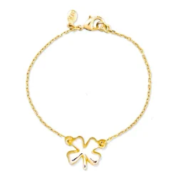 Kiel James Patrick The Gold Four Leaf Clover Bracelet^ Bracelets And Bangles