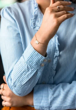 Kiel James Patrick The Gold Four Leaf Clover Bracelet^ Bracelets And Bangles