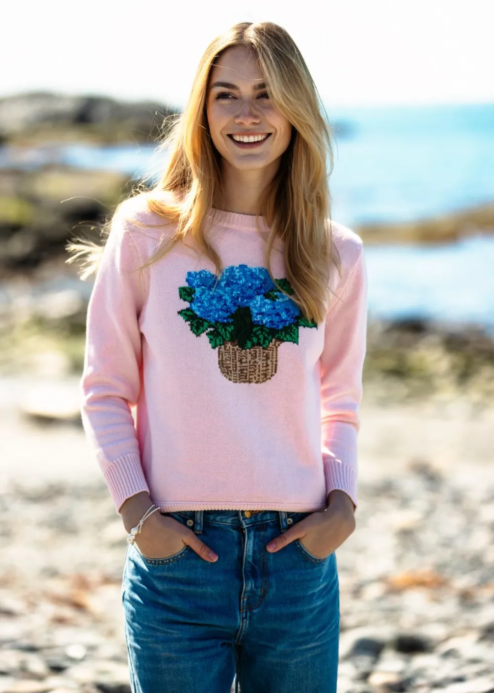 Kiel James Patrick The Hydrangea Basket Sweater^Women Sweaters
