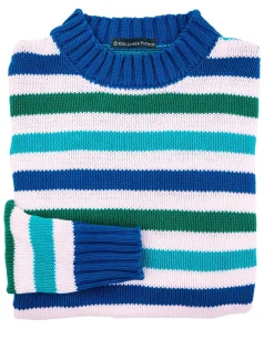 Kiel James Patrick The Ocean Lagoon Striped Sweater^Women Sweaters