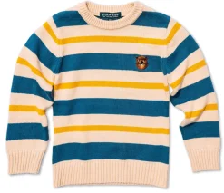 Kiel James Patrick Wilderness Beaver Striped Kids Sweater^Kids Sweaters